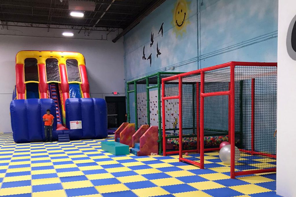 inflatable slide indoor playground nj